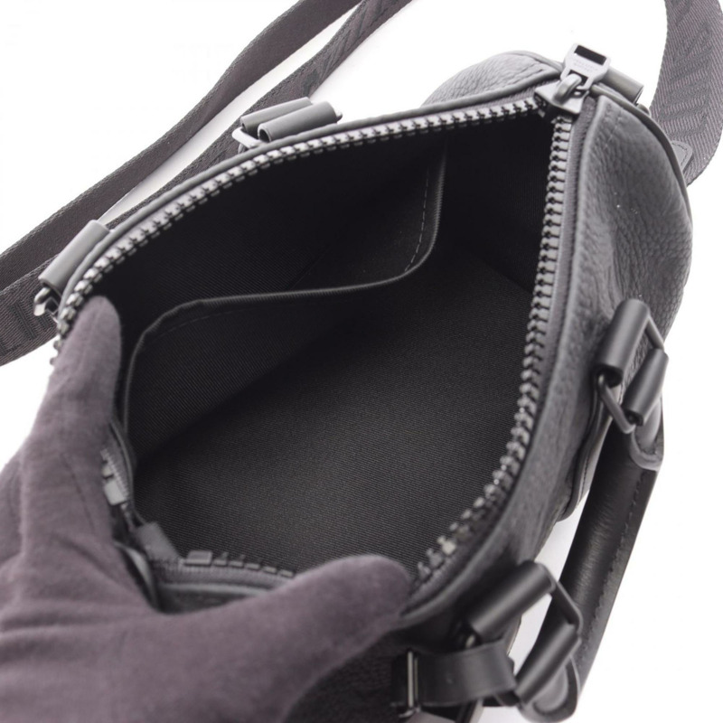 路易威登 Keepall Bandouliere 25 手提包，Monogram Taurillon 皮革，男士，黑色，M20900-2