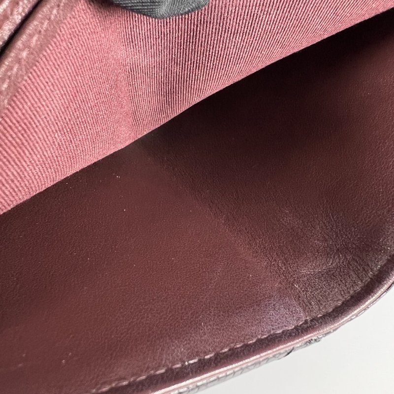 CHANEL CF三折短夾 荔枝黑金 31開-7