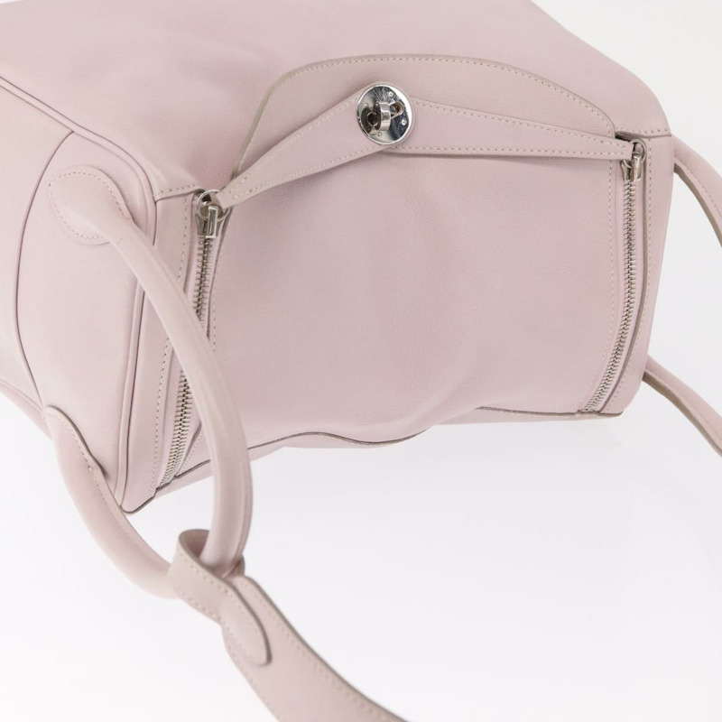 【日本直送】愛馬仕 Lindy 30 手袋 Sikkim 粉紅色銀色 正品 165664-7