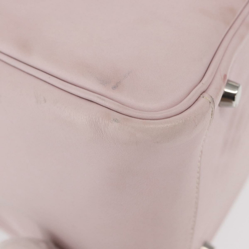 【日本直送】愛馬仕 Lindy 30 手袋 Sikkim 粉紅色銀色 正品 165664-16