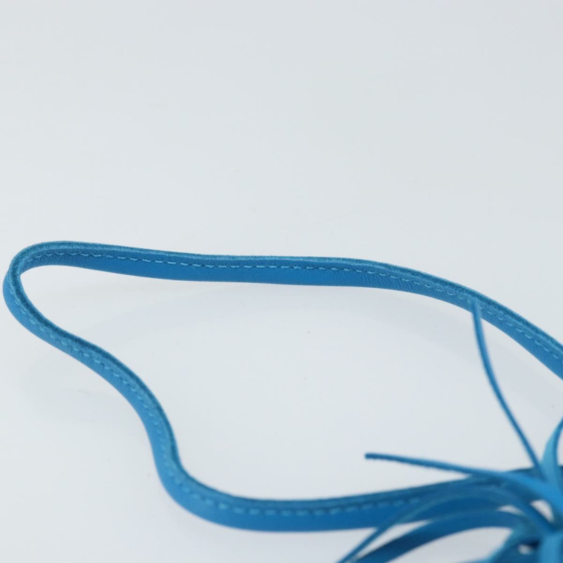 【日本直送】愛馬仕 Rodeo PM 吊飾 皮革 藍色 Zanzibar Auth ka1717SAV-9