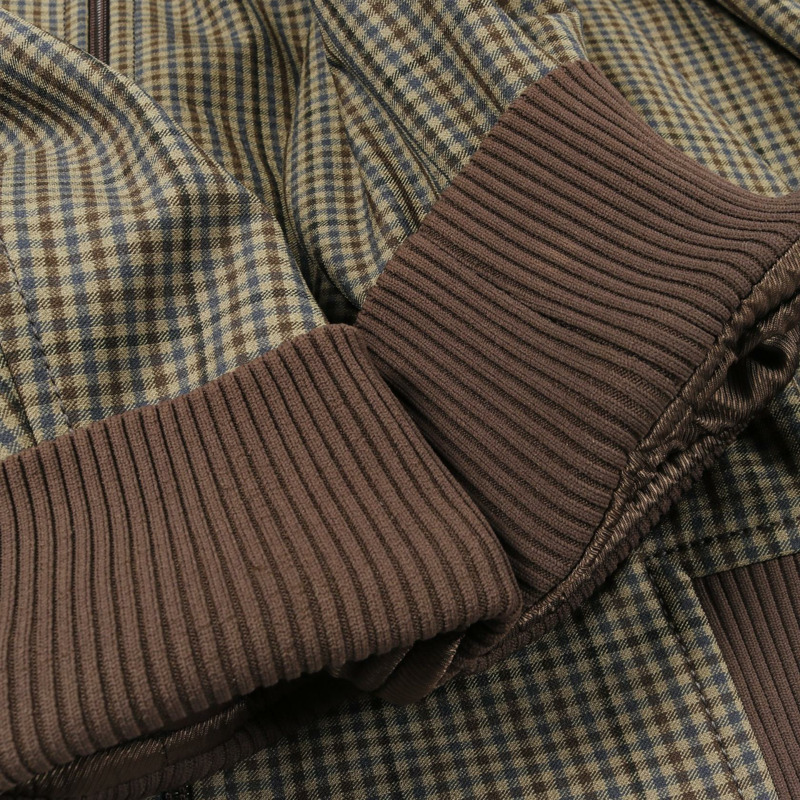 PRADA 尼龍卡其棕色拉鍊短夾克，男士L碼，二手-6