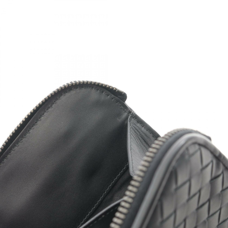 BOTTEGA VENETA Intrecciato 商務手拿包，黑色真皮，二手男士款-7