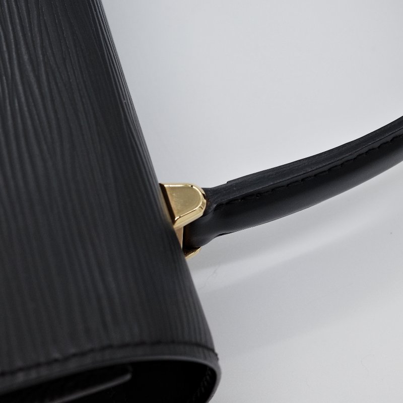 Louis Vuitton 路易威登 Malesherbes黑色 Epi 水波紋皮革 手提包-9
