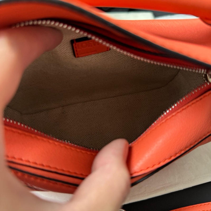 Loewe 羅意威 橙色 Puzzlemini 幾何包 19 年編碼  配件：防塵-6