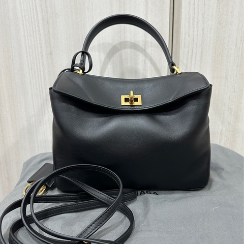 Balenciaga Radeo 黑色斜背包