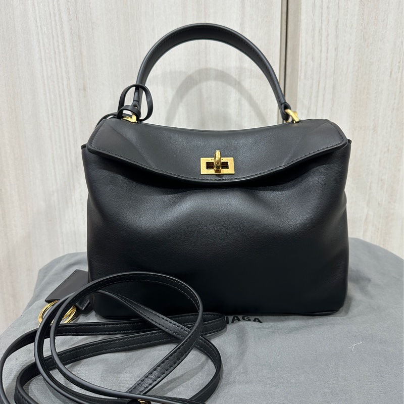 Balenciaga Radeo 黑色斜背包-0