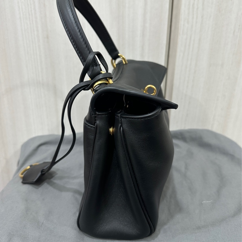 Balenciaga Radeo 黑色斜背包-4