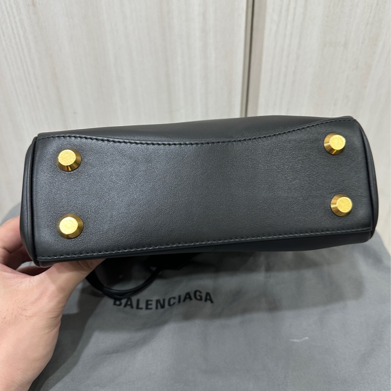 Balenciaga Radeo 黑色斜背包-7