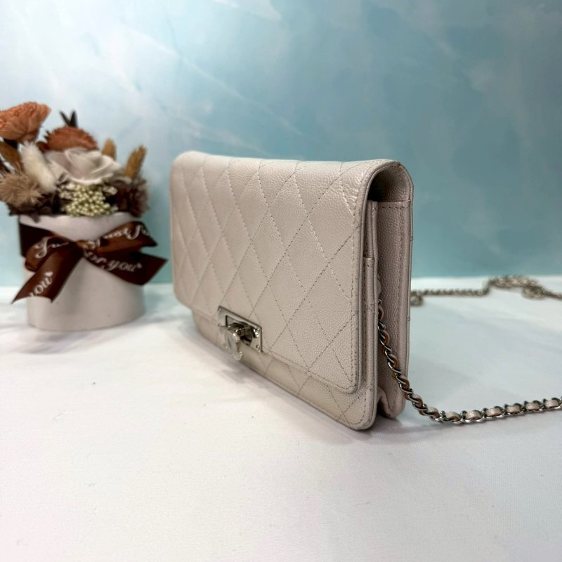 CHANEL 19K荔枝牛woc鏈帶包-2