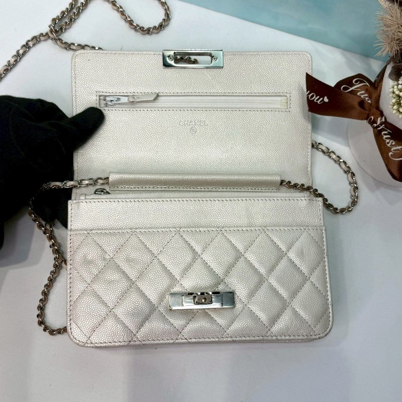 CHANEL 19K荔枝牛woc鏈帶包-4