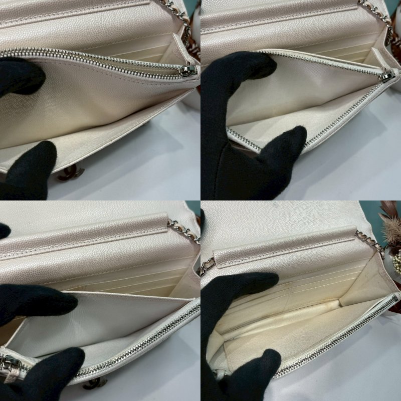 CHANEL 19K荔枝牛woc鏈帶包-5