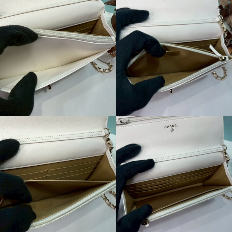 CHANEL 23C 小羊皮WOC足球鏈帶包-5