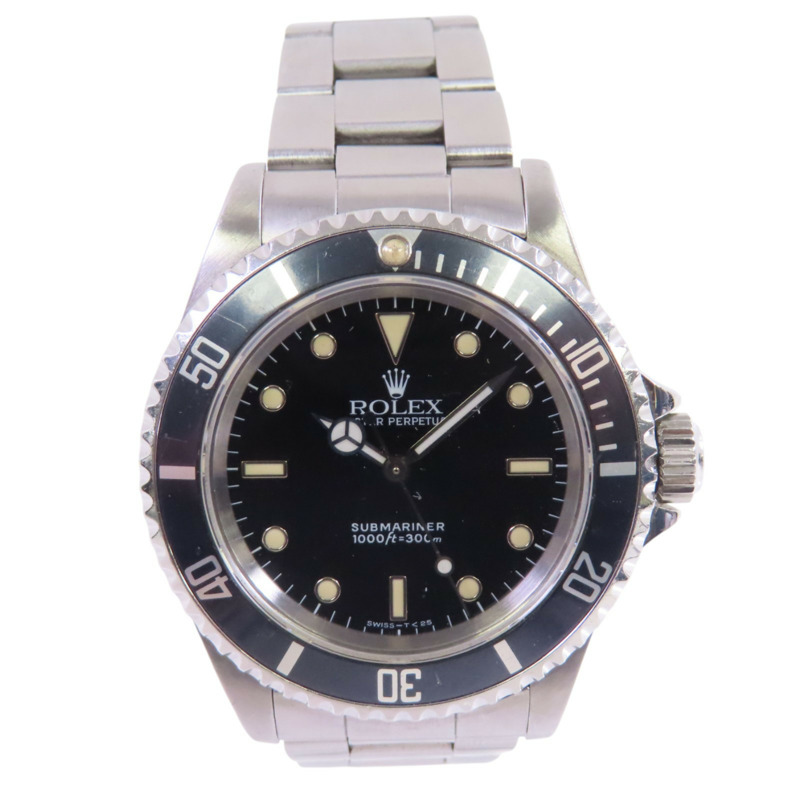 黒色錶盤 不鏽鋼 Submariner 腕錶【ROLEX 勞力士】 14060-1