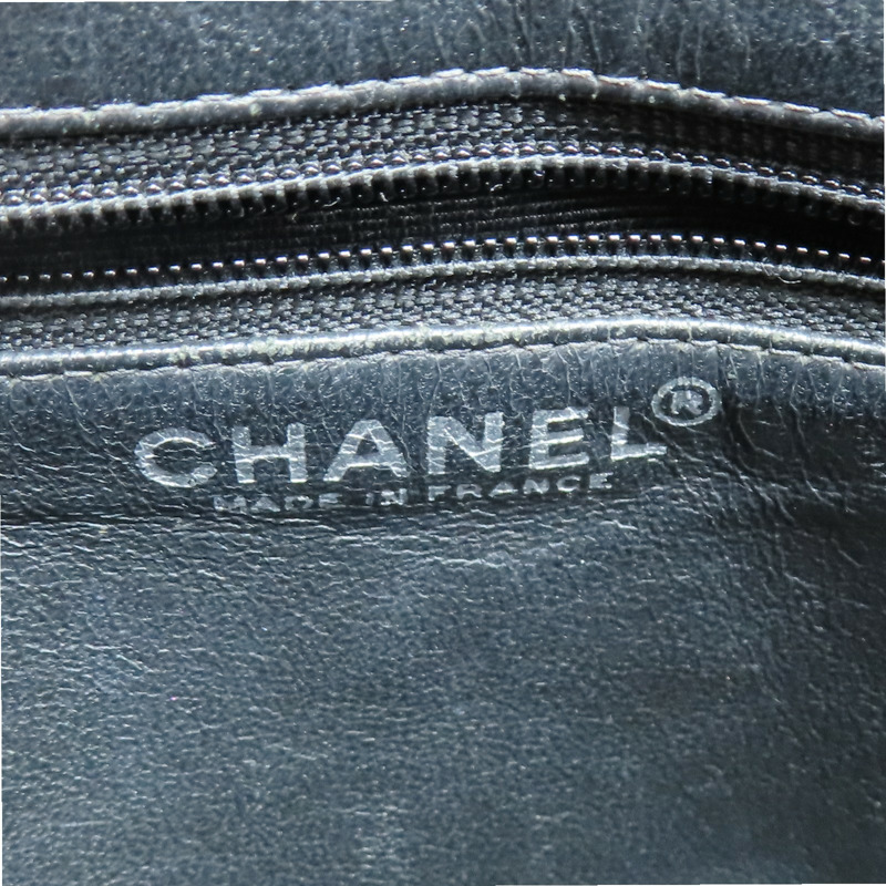 黑色 荔枝紋牛皮 復刻版 手提包 A01804 (無卡)【CHANEL 香奈兒】 A01804-9