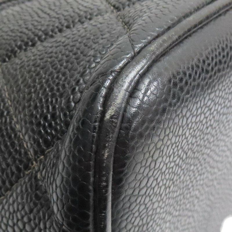 黑色 荔枝紋牛皮 復刻版 手提包 A01804 (無卡)【CHANEL 香奈兒】 A01804-14