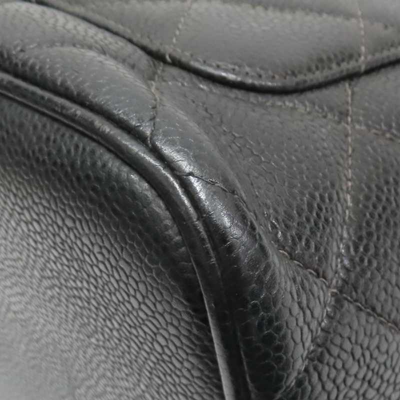 黑色 荔枝紋牛皮 復刻版 手提包 A01804 (無卡)【CHANEL 香奈兒】 A01804-15