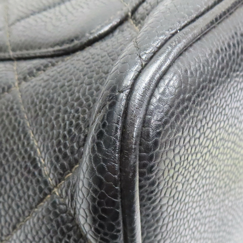 黑色 荔枝紋牛皮 復刻版 手提包 A01804 (無卡)【CHANEL 香奈兒】 A01804-16