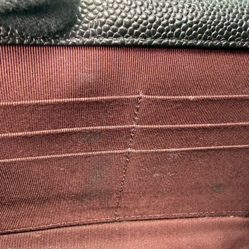 【CHANEL WOC 黑金荔枝牛鏈帶包-6