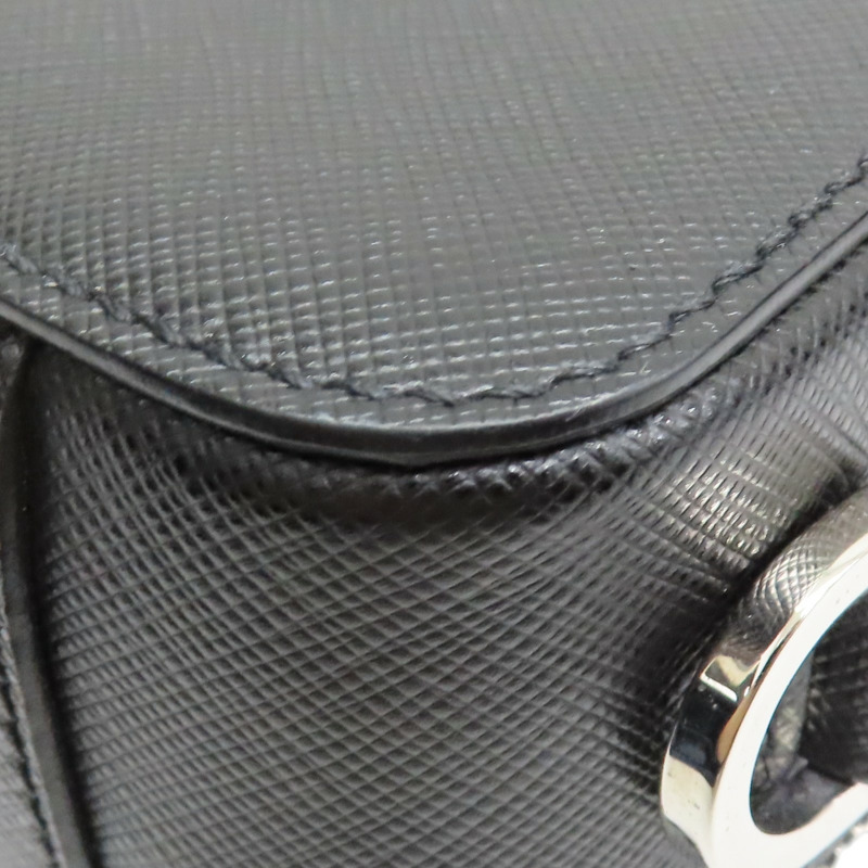 黑色 牛皮 Brique 肩背包【PRADA 普拉達】 2VH070-15