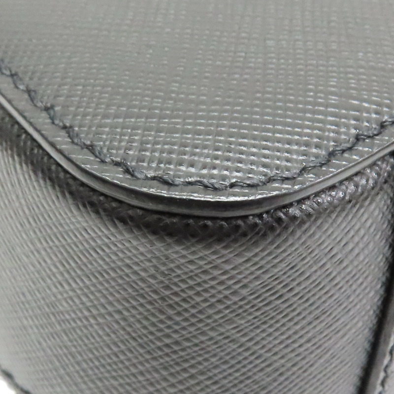 黑色 牛皮 Brique 肩背包【PRADA 普拉達】 2VH070-16