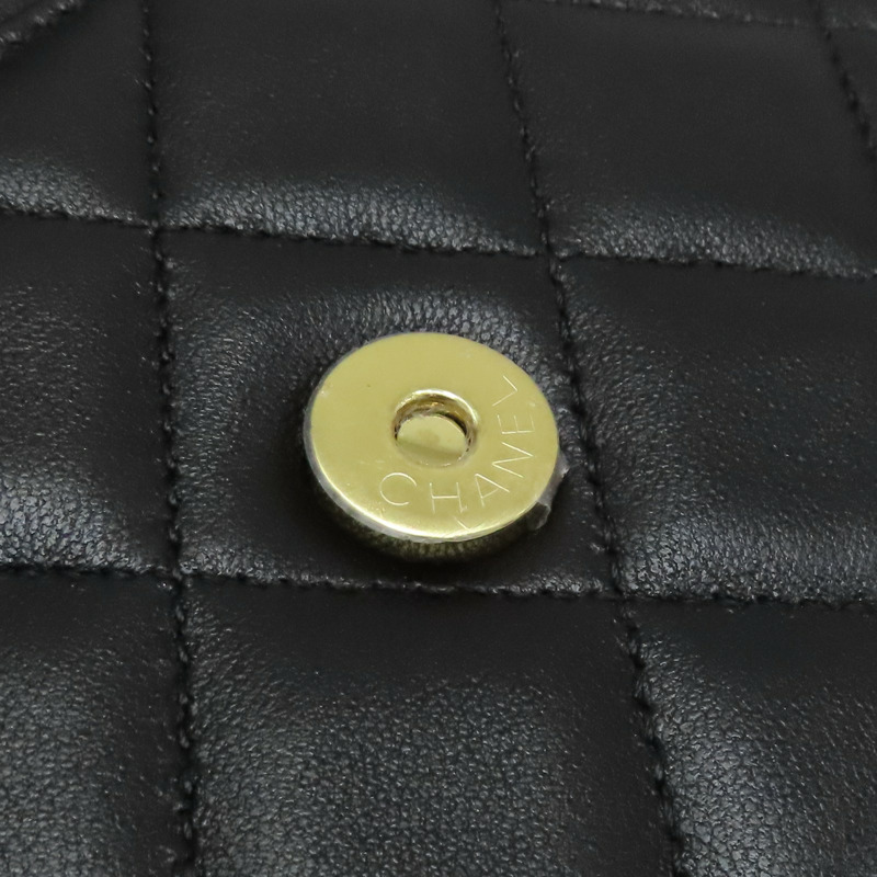 黑色 菱格紋 羊皮 WOC 鍊帶 肩背包 AP3076【CHANEL 香奈兒】 AP3076-13