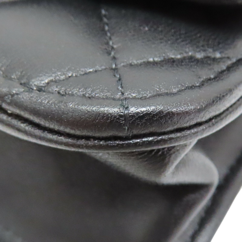 黑色 菱格紋 羊皮 WOC 鍊帶 肩背包 AP3076【CHANEL 香奈兒】 AP3076-17