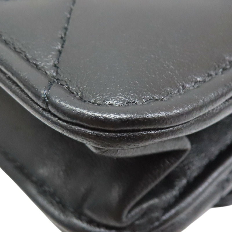 黑色 菱格紋 羊皮 WOC 鍊帶 肩背包 AP3076【CHANEL 香奈兒】 AP3076-18