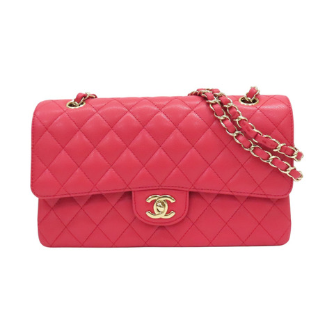 粉色 荔枝紋 牛皮 Coco 25 肩背包 A01112【CHANEL 香奈兒】 A01112