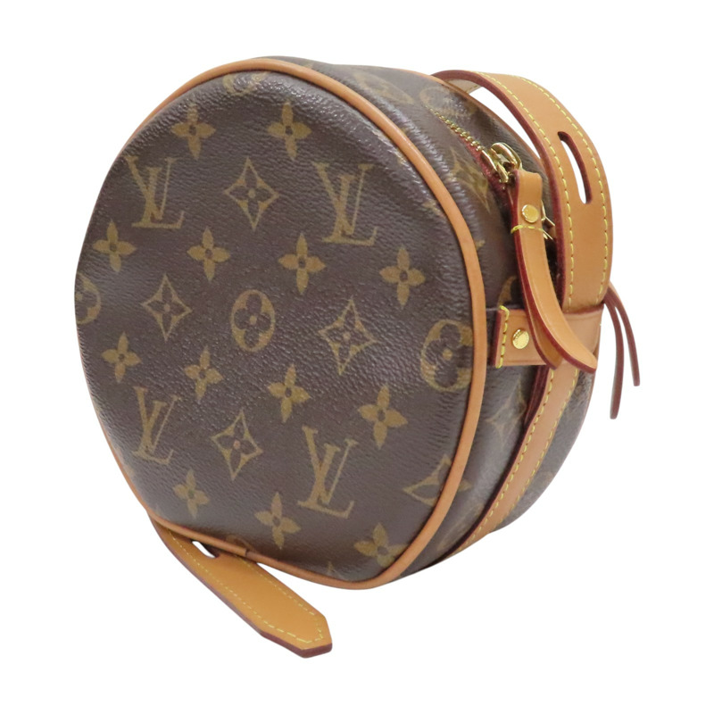 棕色 原花帆布 Boite Chapeau Souple PM 肩背包M45149【LOUIS VUITTON LV 路易威登】 M45149-2