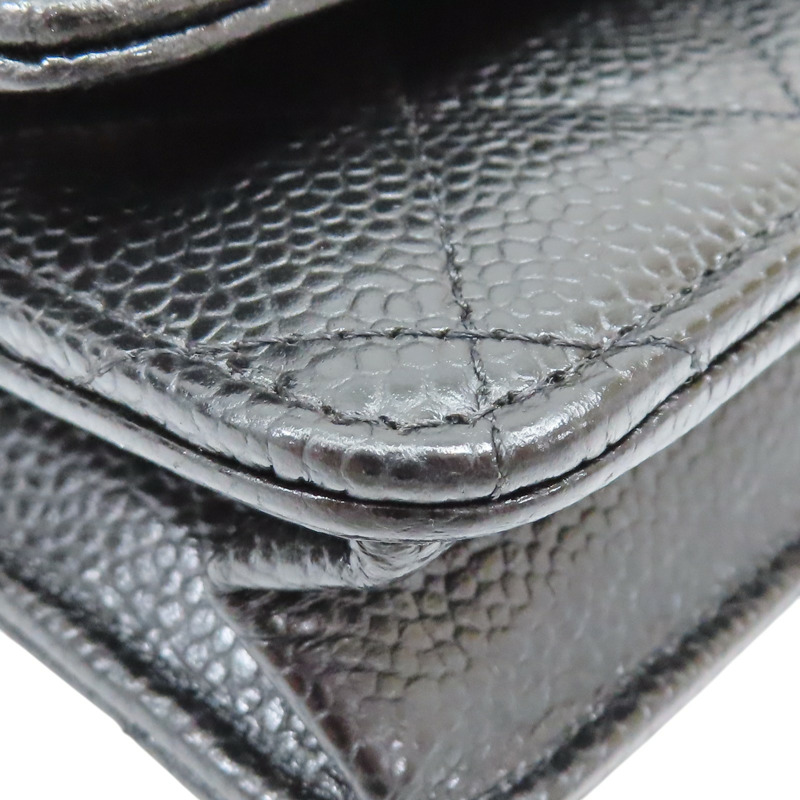 黑色 荔枝紋 牛皮 WOC 肩背包 AP0250【CHANEL 香奈兒】 AP0250-15