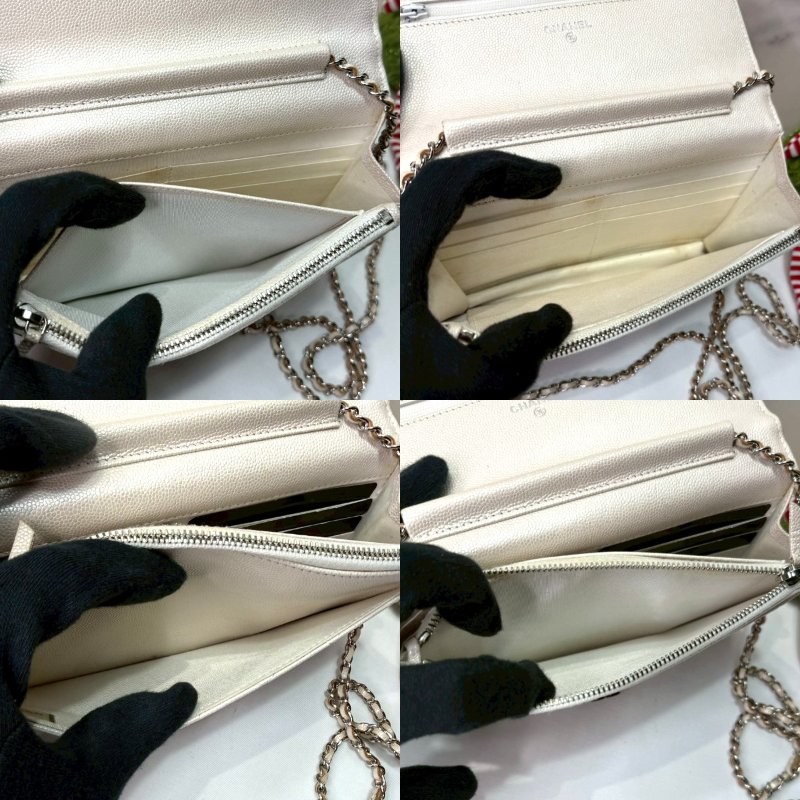 CHANEL 19K荔枝牛woc鏈帶包-5