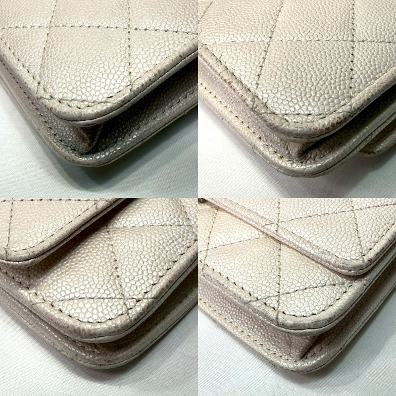 CHANEL 19K荔枝牛woc鏈帶包-8