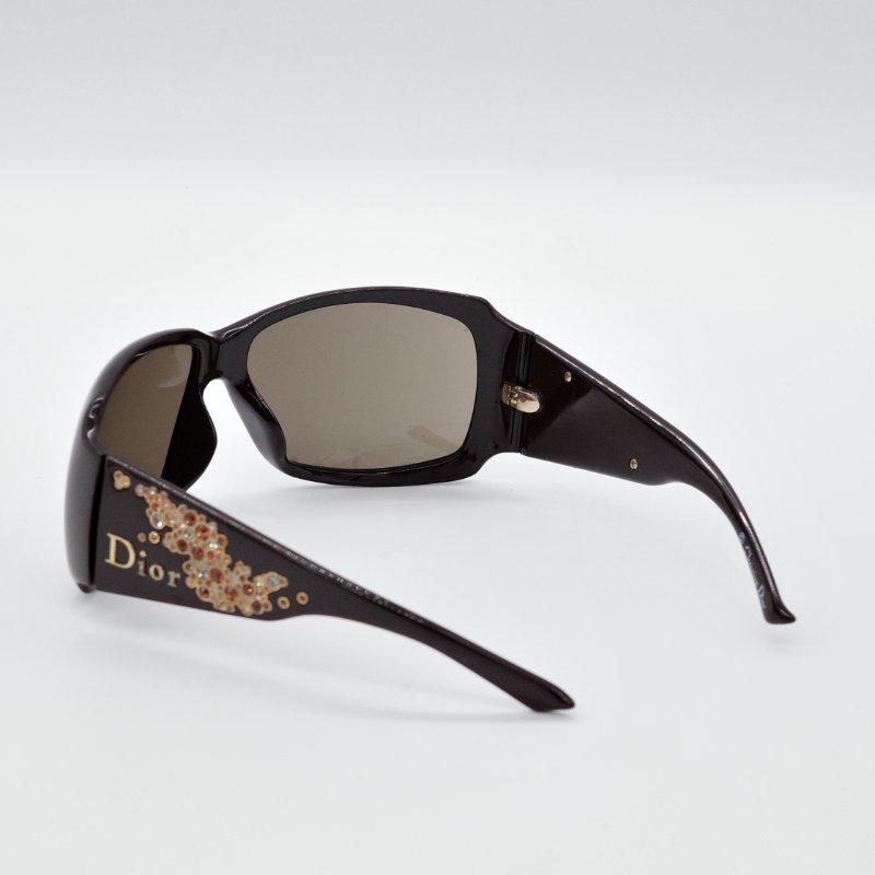 Dior 迪奧 Strassy 玳瑁色 鑲嵌施華洛世奇水鑽 太陽眼鏡-2