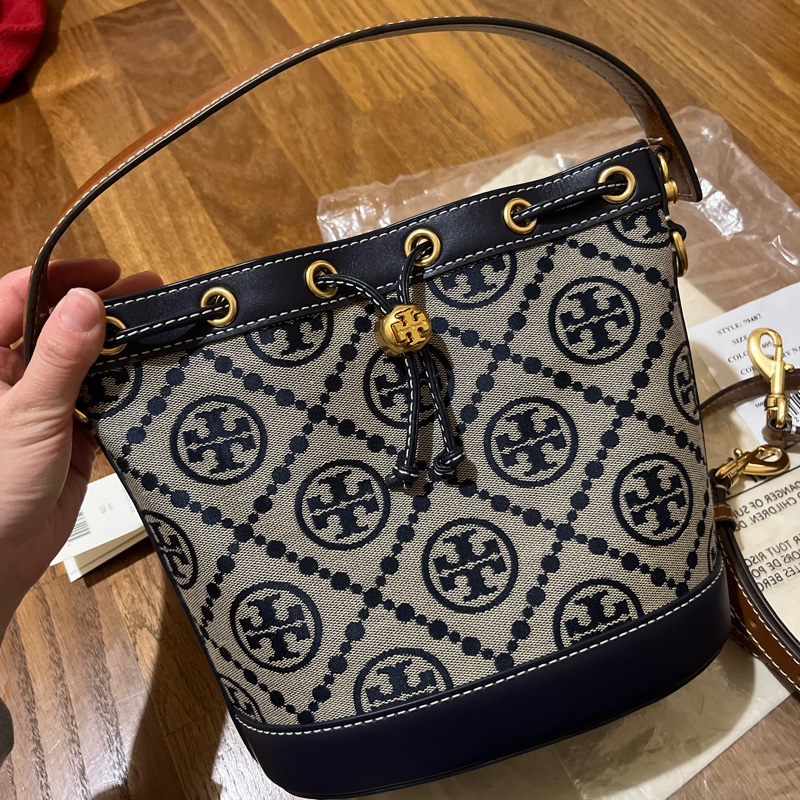 TORY BURCH 提花水桶包-10