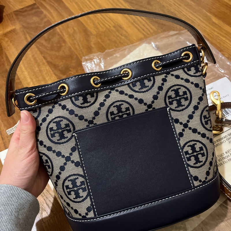 TORY BURCH 提花水桶包-11