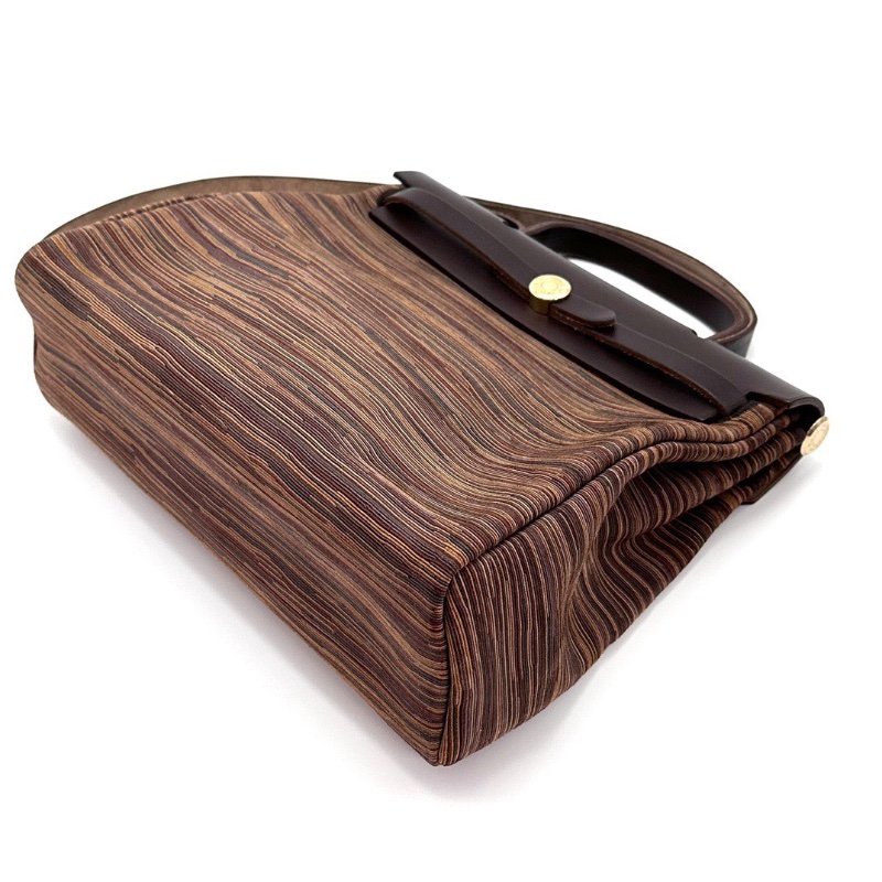 HERMES 羊切皮Herbag31手提肩背斜背包31*26*10 98新配件盒子塵袋-3