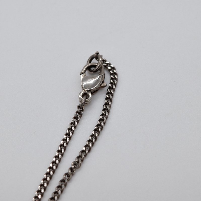 Chanel 香奈兒 經典山茶花 黑色樹脂 墜飾 銀色 鏈條項鍊-8