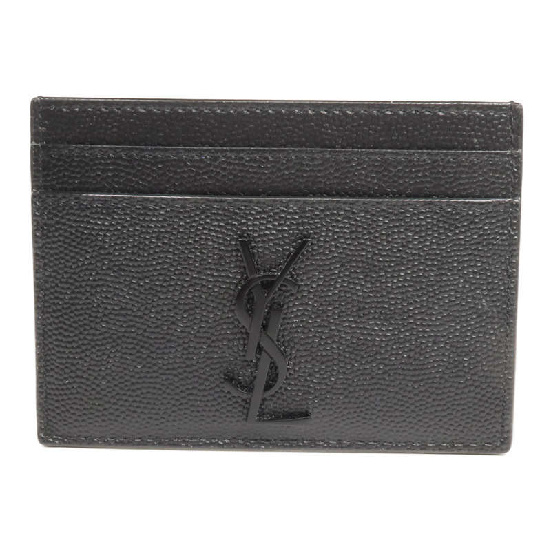 YVES SAINT LAURENT 牛皮皮革Card Case卡片套-0