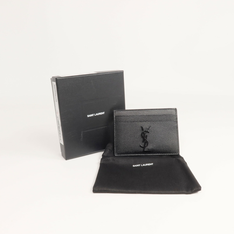 YVES SAINT LAURENT 牛皮皮革Card Case卡片套-14