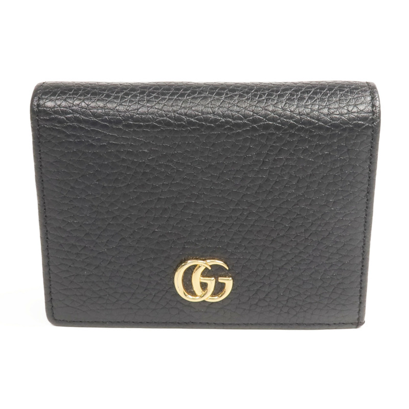 GUCCI 牛皮皮革Wallet金扣錢包-0