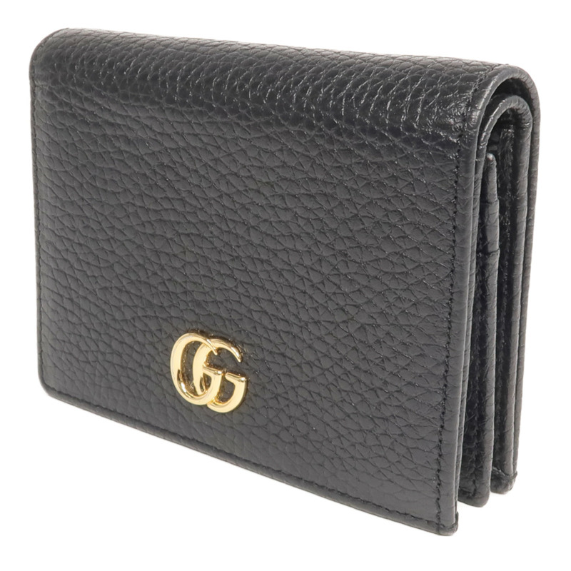 GUCCI 牛皮皮革Wallet金扣錢包-2