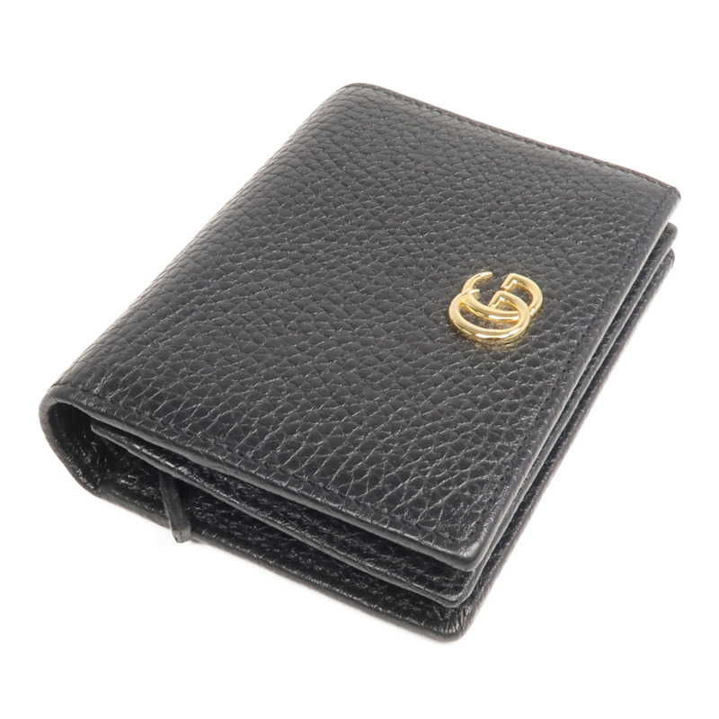 GUCCI 牛皮皮革Wallet金扣錢包-6