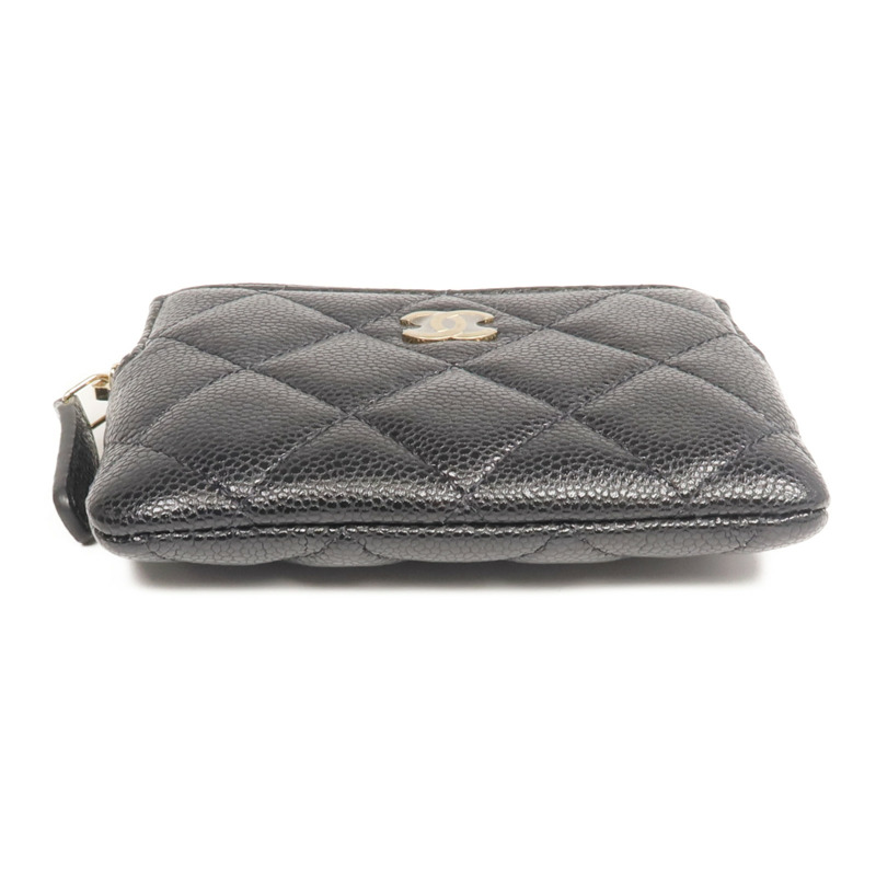 CHANEL 牛皮皮革Card/Coin Case金扣零錢包/卡片套-5