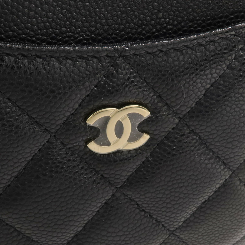 CHANEL 牛皮皮革Card/Coin Case金扣零錢包/卡片套-10