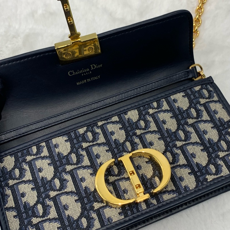 Dior Miss Montaigne Oblique手拿斜孭包 老花款經典🖤-1