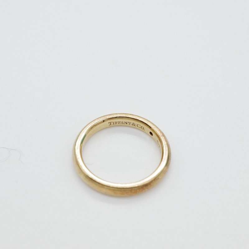 Tiffany & Co. 蒂芙尼 Elsa Peretti 18K 黃金鑲嵌 單鑽線戒-7