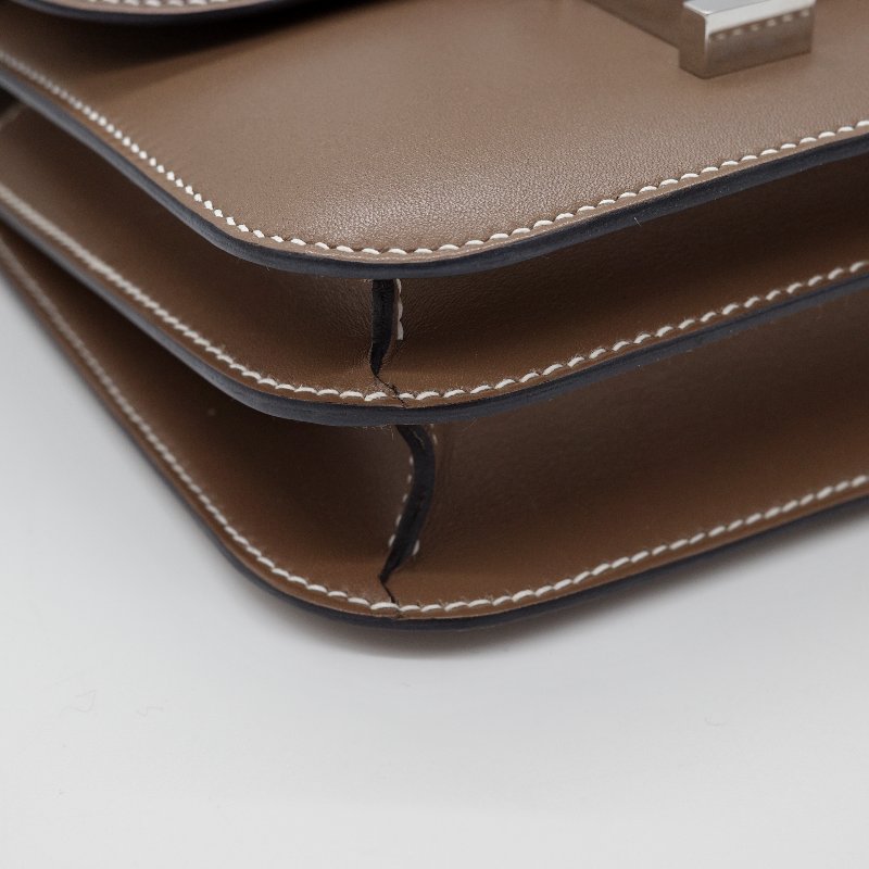 Hermès愛馬仕Constance Mini 大象灰 Epsom 牛皮 肩背包-7