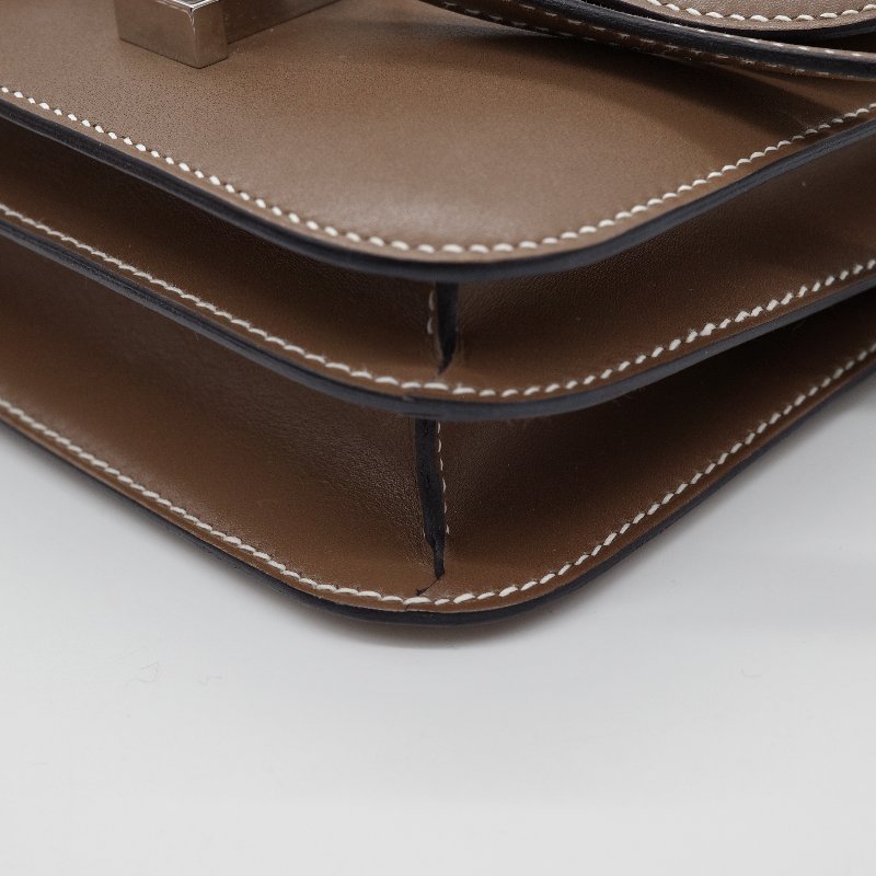 Hermès愛馬仕Constance Mini 大象灰 Epsom 牛皮 肩背包-8