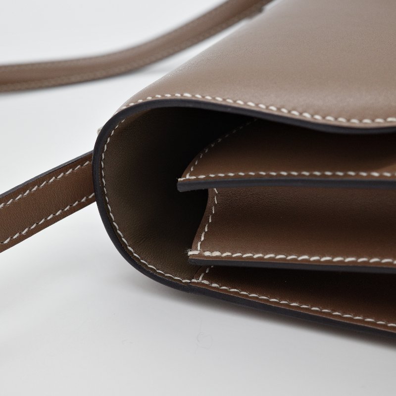 Hermès愛馬仕Constance Mini 大象灰 Epsom 牛皮 肩背包-10